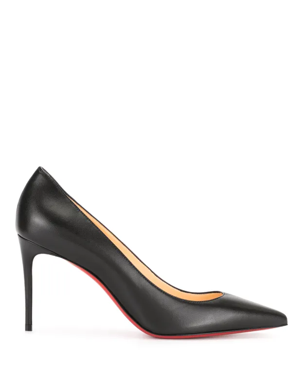 Christian Louboutin 85mm slip on Pumps Black FARFETCH AZ