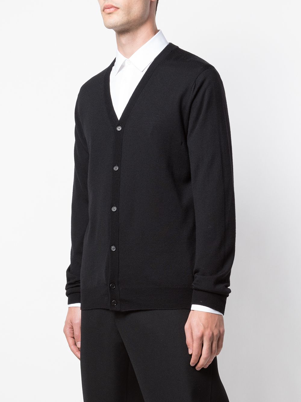  Wardrobe.nyc X The Woolmark Company Release 05 Knitted Cardigan - Black 
