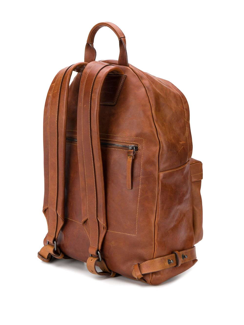 фото Officine creative distressed leather backpack