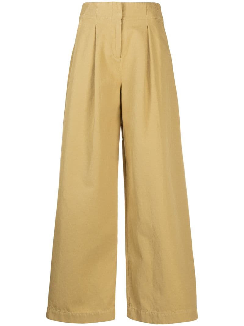 Ymc You Must Create Pleated Trousers In Neutrals