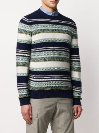 Maxence striped jacquard jumper展示图