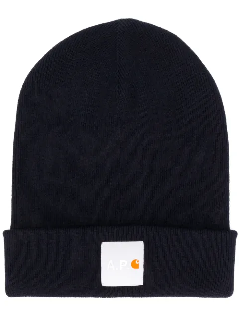 A.P.C. x Carhartt WIP bonnet à logo