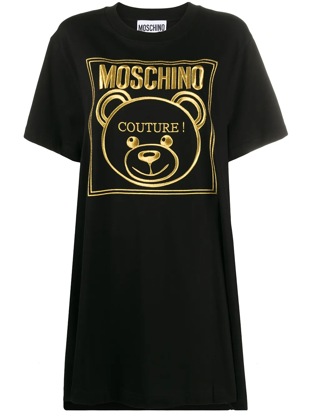 Moschino Kleid Mit Logo XCjr2 7Efph Moschino Kleid Mit Logo XCjr2 7Efph