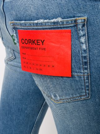 Corkey mid-rise slim jeans展示图