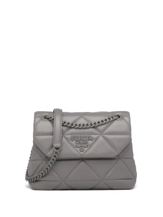 small white prada bag