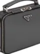 Prada حقيبة كروس بشعار بتصميم مثلث