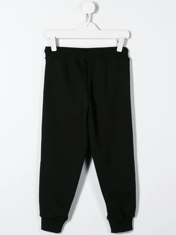 DSQUARED2 KIDS Logo Trim Track Pants | Black | FARFETCH