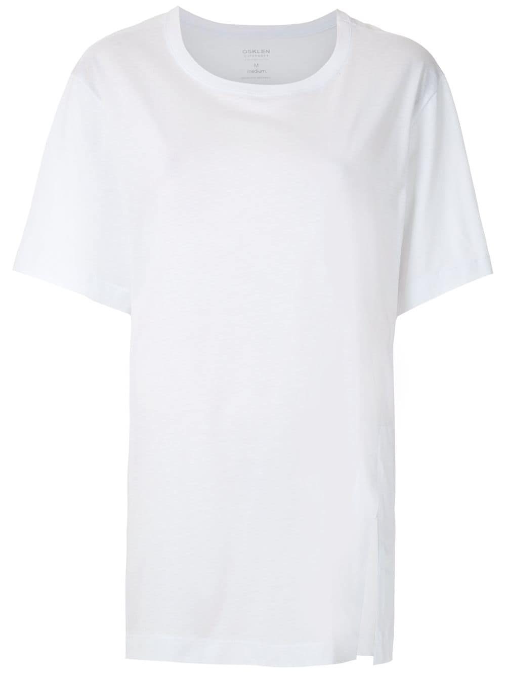 Osklen Side-slit Short-sleeved T-shirt In White
