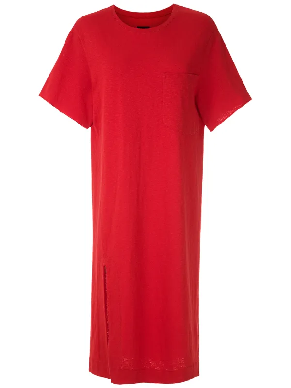 t shirt dress with slits