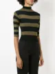Osklen Top cropped Stripes de tricô