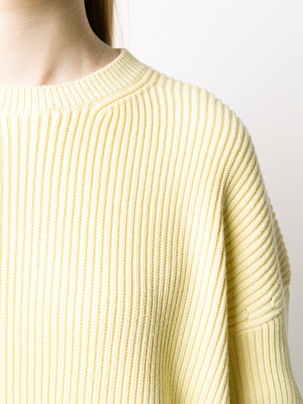 фото Loewe side slits ribbed jumper