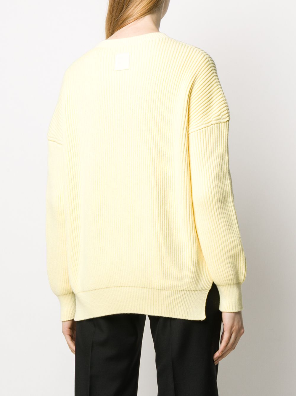 фото Loewe side slits ribbed jumper