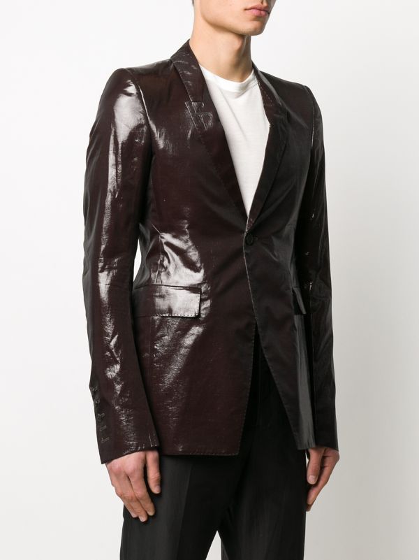 rick owens sequin blazer