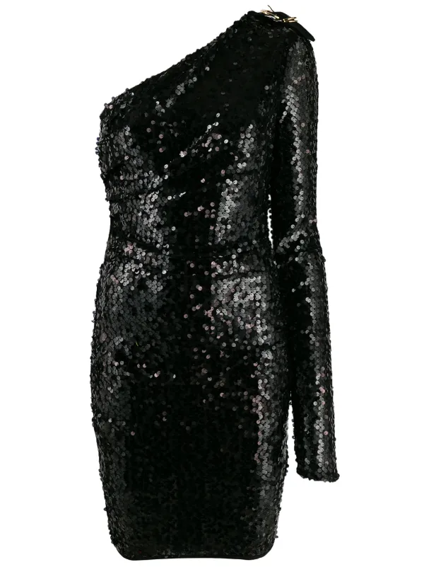 versace jeans black dress