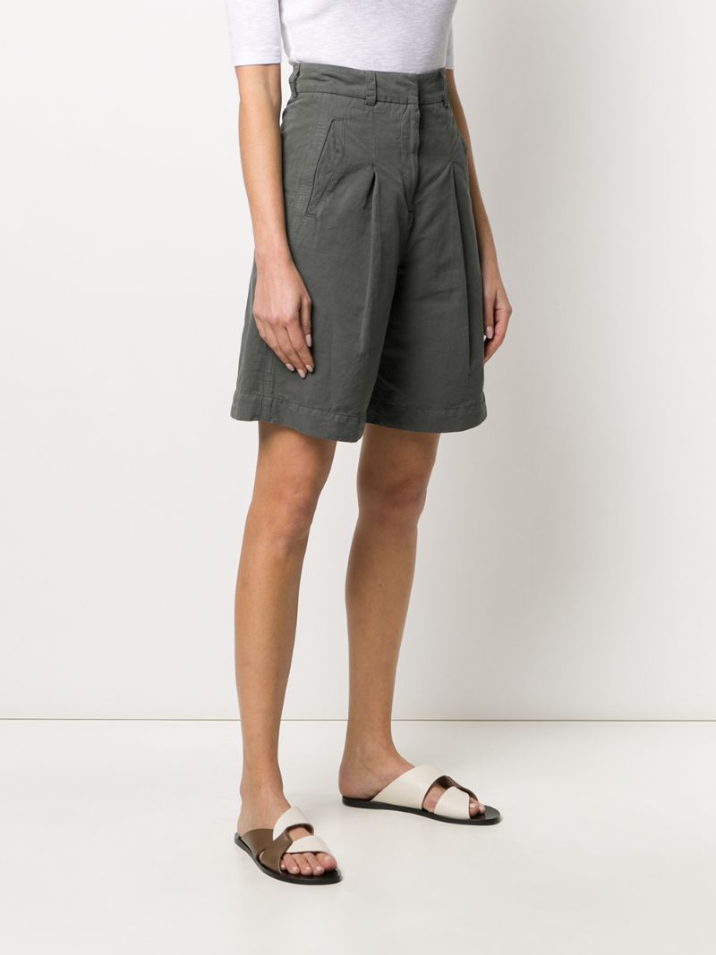 Shop Ymc You Must Create High Rise Cargo Shorts In Grey