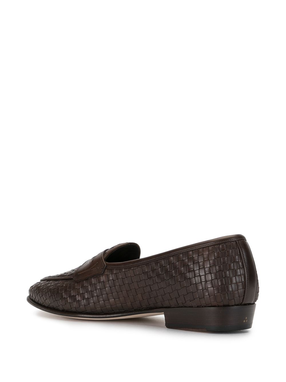 фото Baudoin & lange classic penny woven loafers