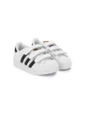 adidas Kids Superstar touch-strap sneakers - White