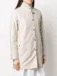 Fay high-neck clasp-fastening parka coat