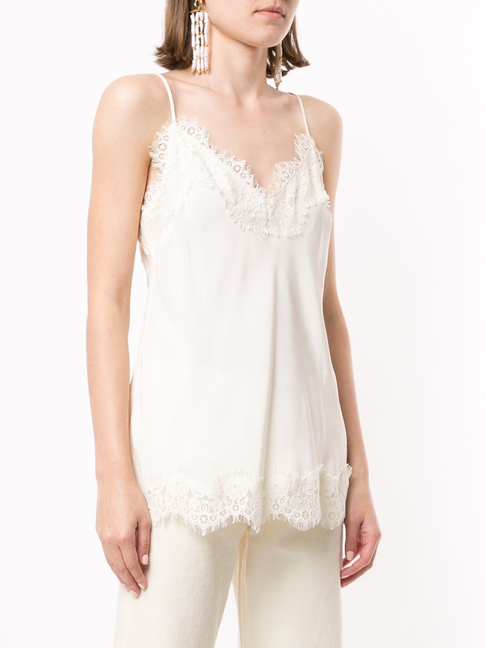 фото Zimmermann lace inserts cami top