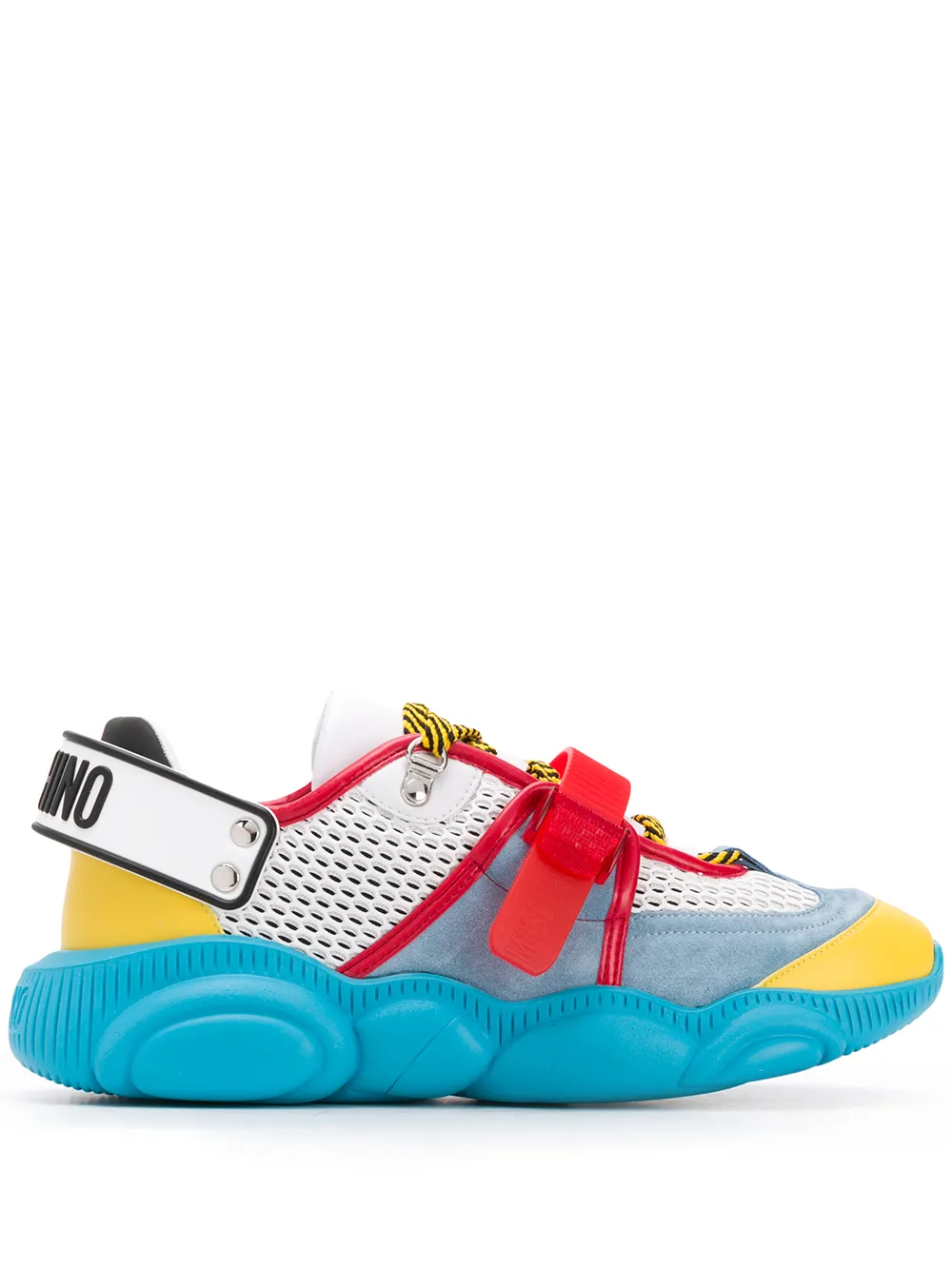 Moschino Teddy Low-top Sneakers In Blue