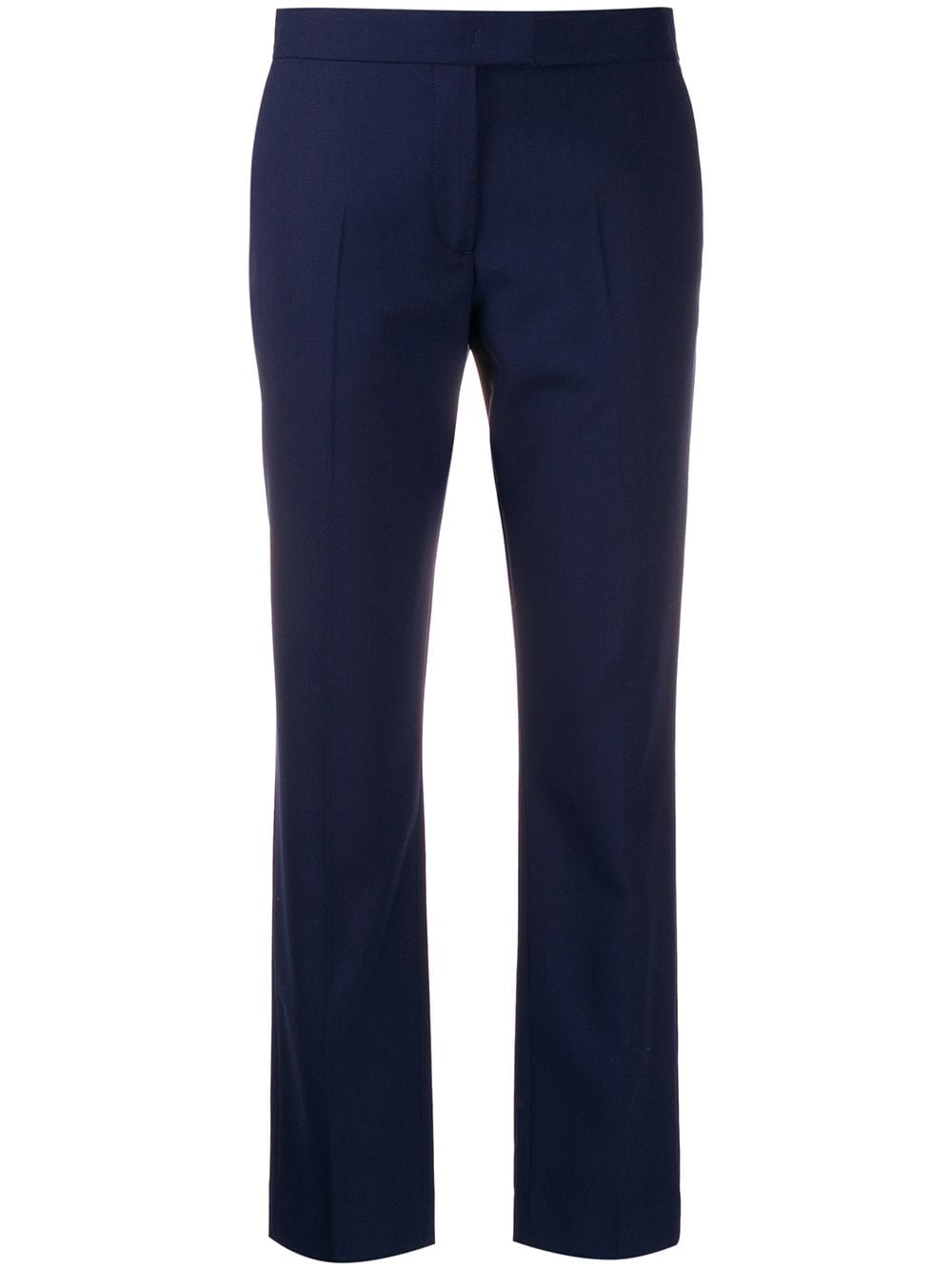 Ps By Paul Smith High Rise Cropped Trousers In Blue