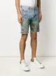 Versace Jeans Couture شورت جينز بطبعة نخيل
