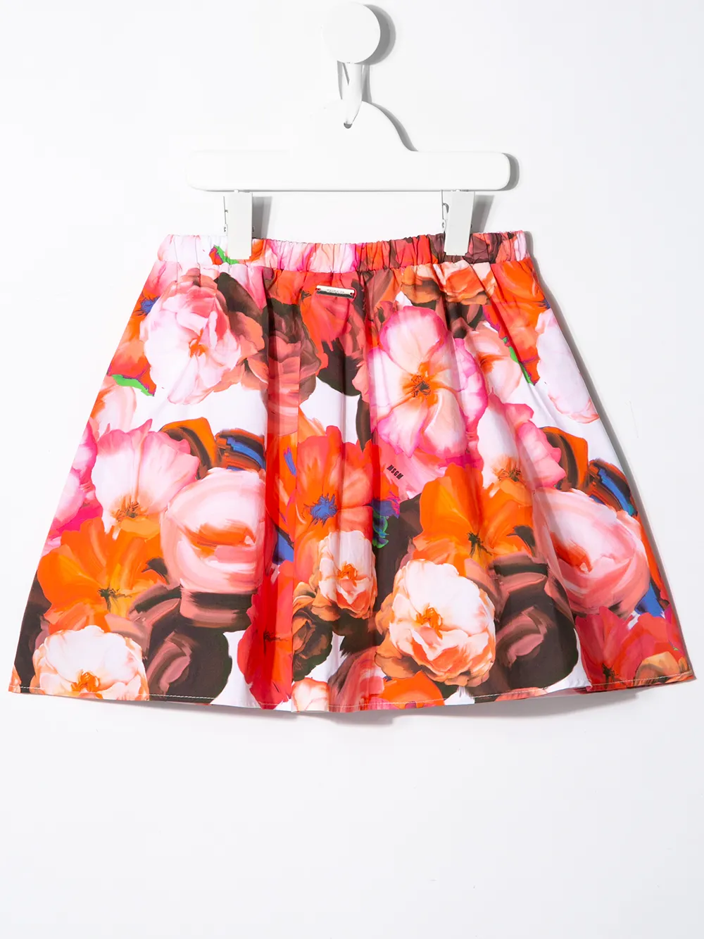 MSGM Kids floral-print A-line skirt | Casual Skirts | Image 2