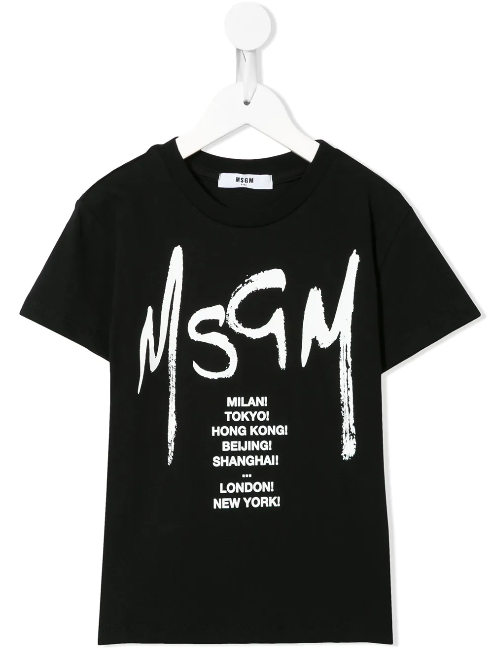 Msgm Kids футболка с принтом City Msgm Kids футболка с принтом City
