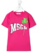 الصورة 1 من Msgm Kids تيشيرت برقبة دائرية وشعار الماركة