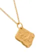Alighieri Dragon 24K yellow gold-plated necklace