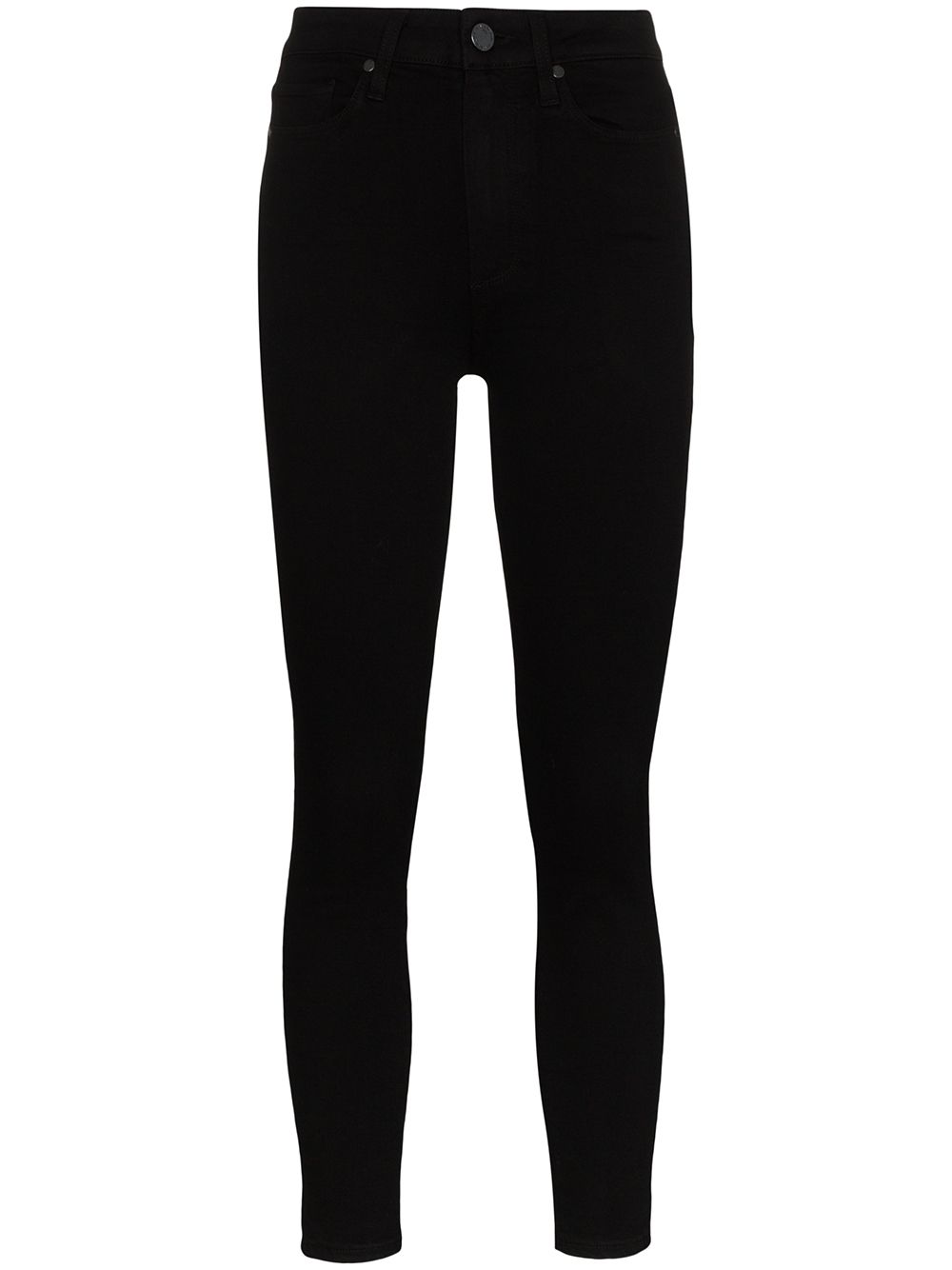 Paige Margot High-rise Crop Ultra Skinny Jeans In Black | ModeSens