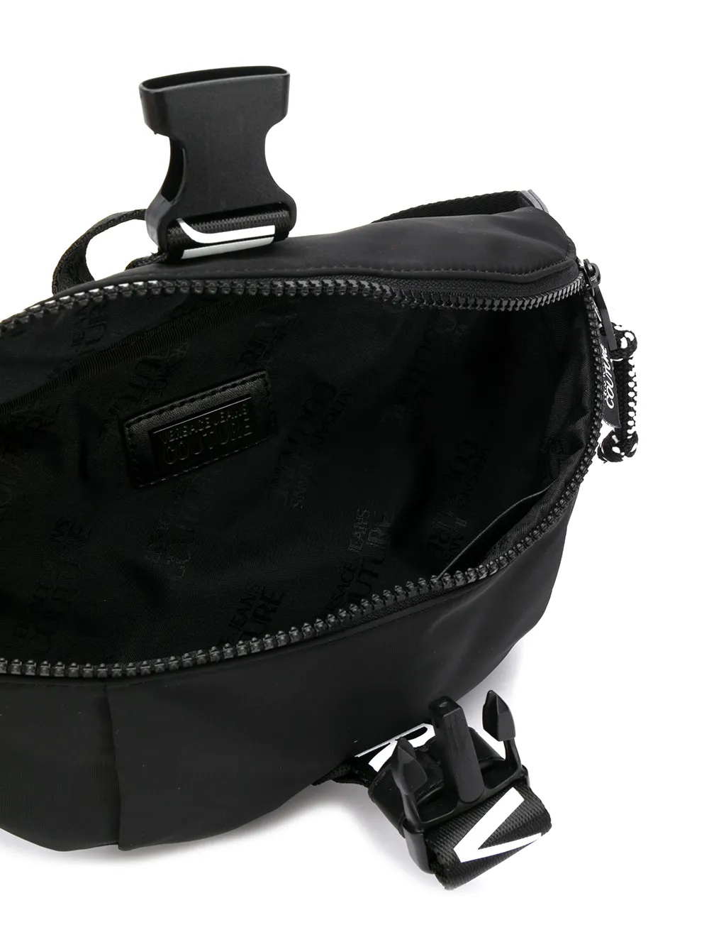 фото Versace jeans couture поясная сумка с контрастным логотипом