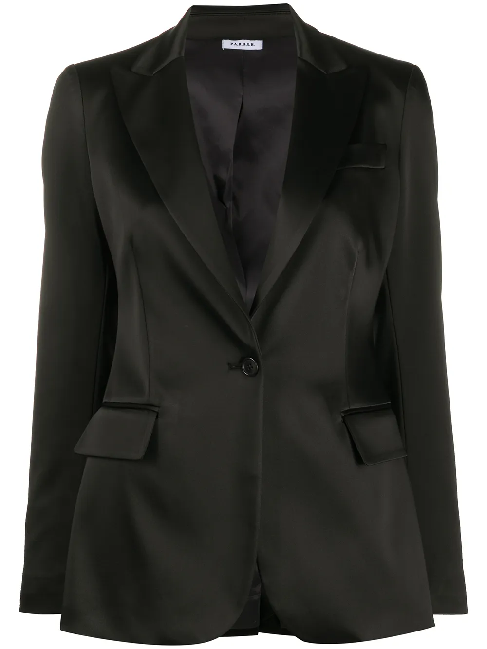 P.A.R.O.S.H. Einreihiger Satinblazer FxlUU IbkdY P.A.R.O.S.H. Einreihiger Satinblazer FxlUU IbkdY
