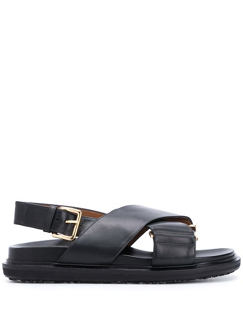 Marni Fussbett criss-cross sandals