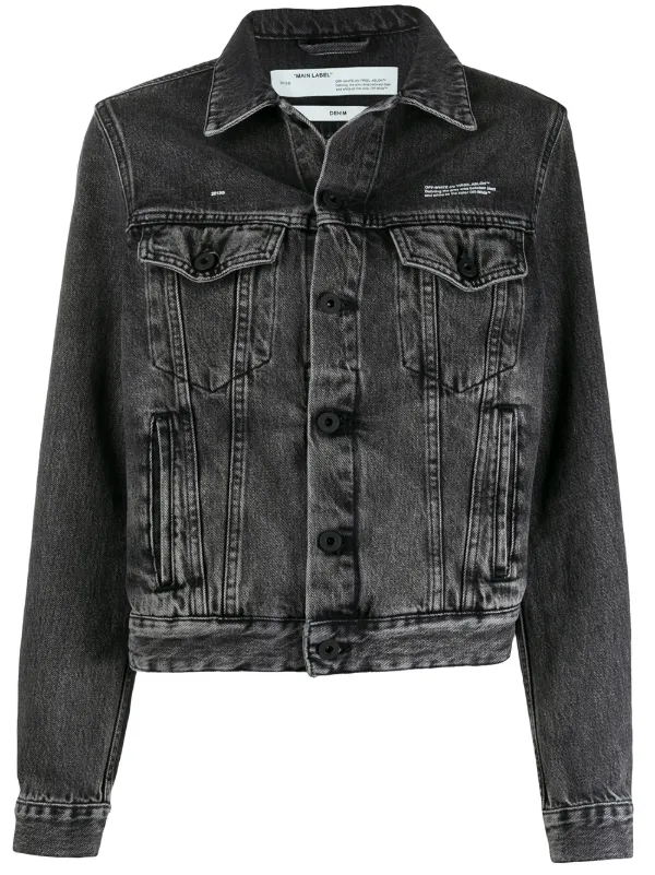 white wash denim jacket