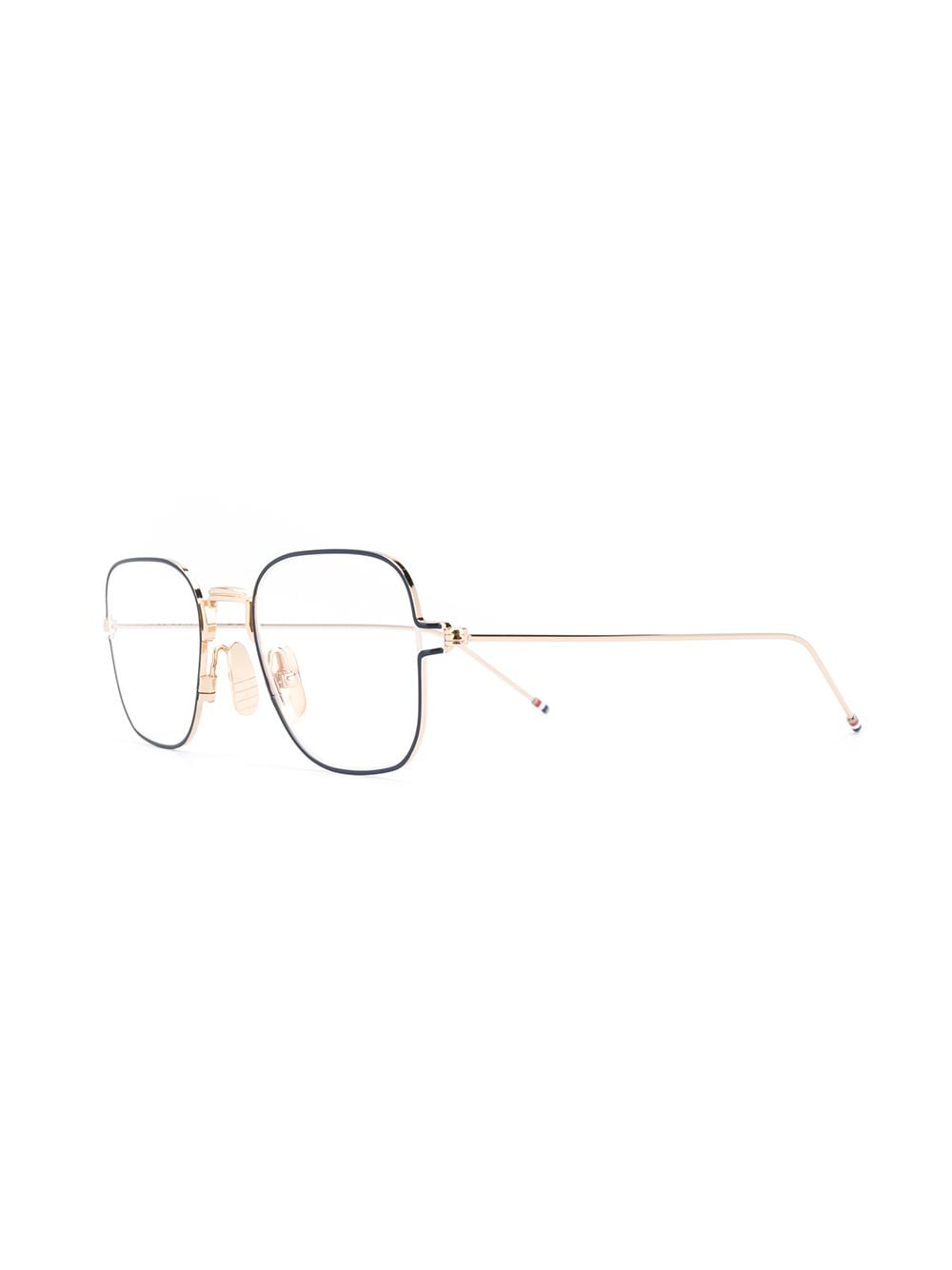 Thom Browne Eyewear Thin square-frame Glasses - Farfetch