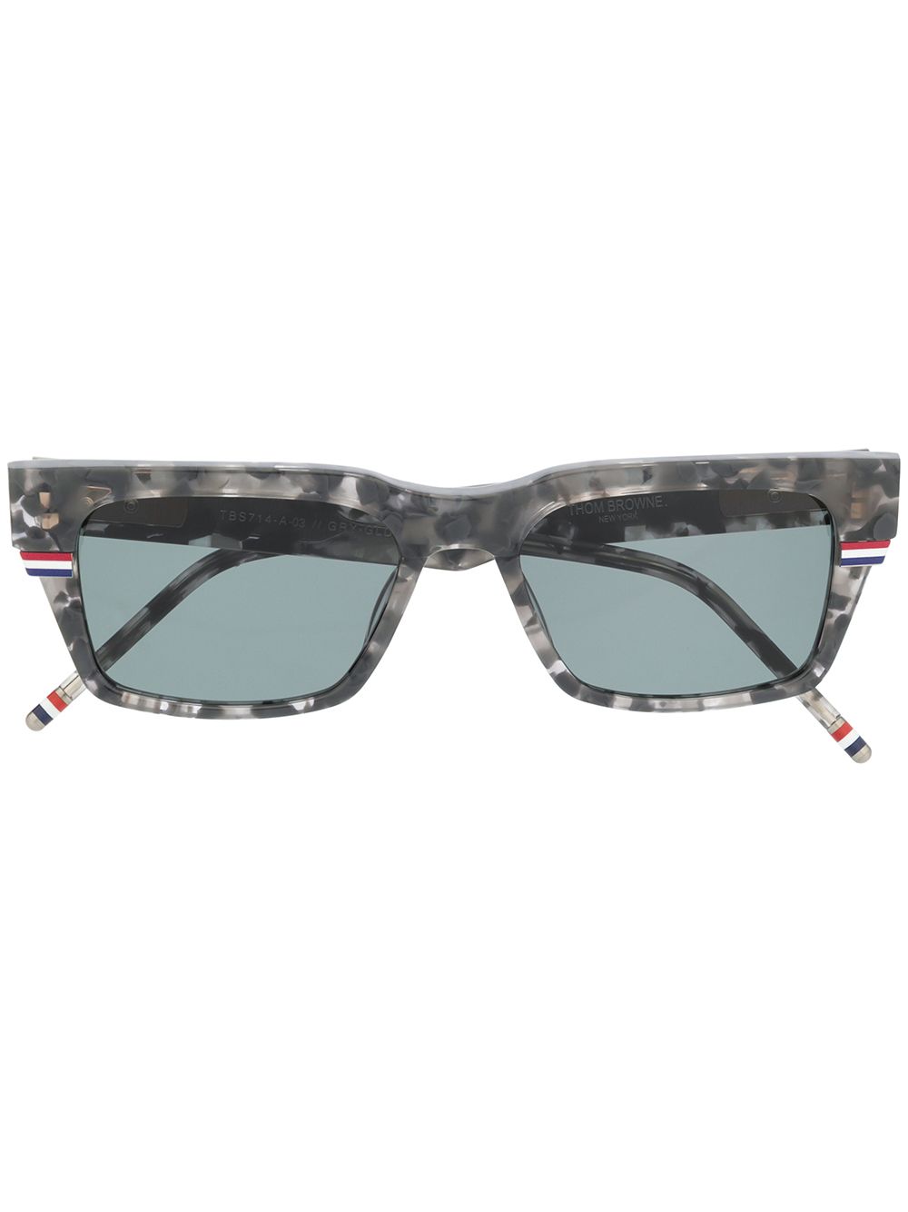 фото Thom browne eyewear солнцезащитные очки в прямоугольной оправе