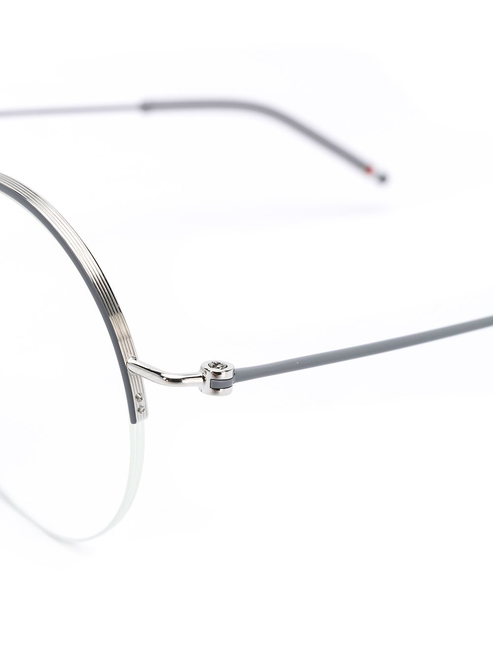 фото Thom browne eyewear очки в полуободковой оправе