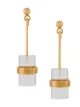 Image 1 of Marni cylinder drop earrings