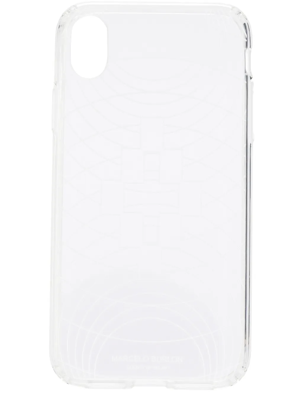 Marcelo Burlon County Of Milan Wireframe Iphone Xs Max Case In White