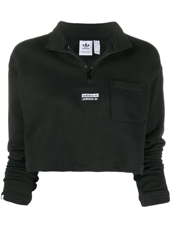 sudadera corta adidas