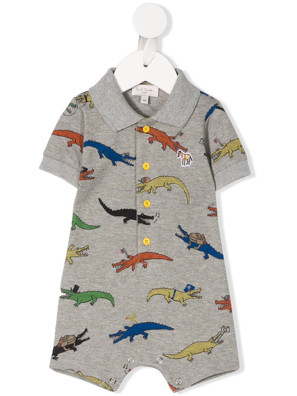 фото Paul smith junior alligator-print romper