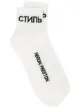 Image 1 of Heron Preston logo print sock