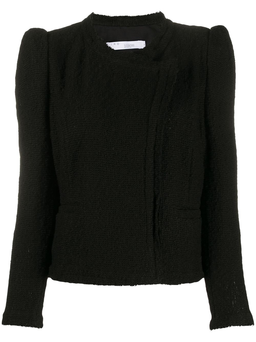 Iro Knitted Carta Jacket In Black