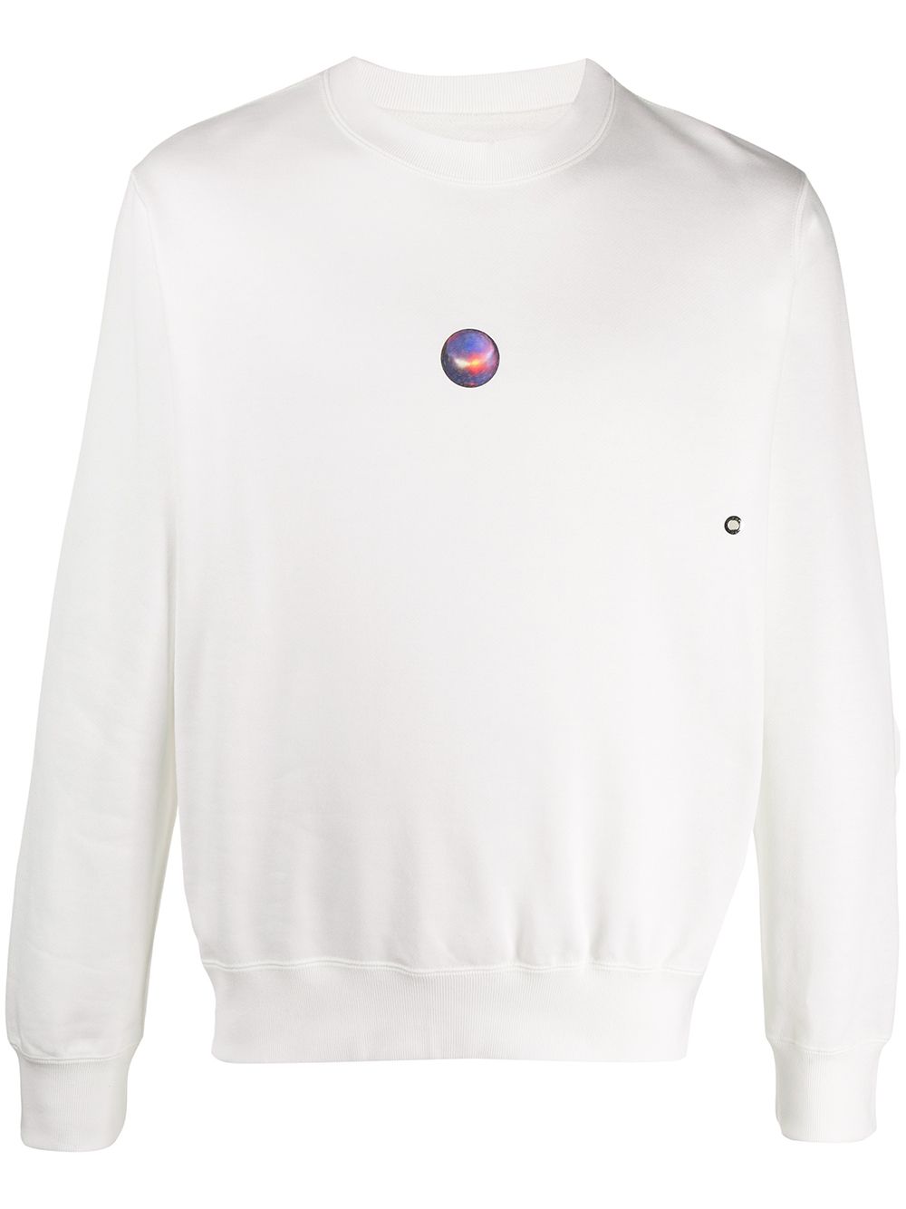 Fumito Ganryu Sphere Print Sweatshirt In White