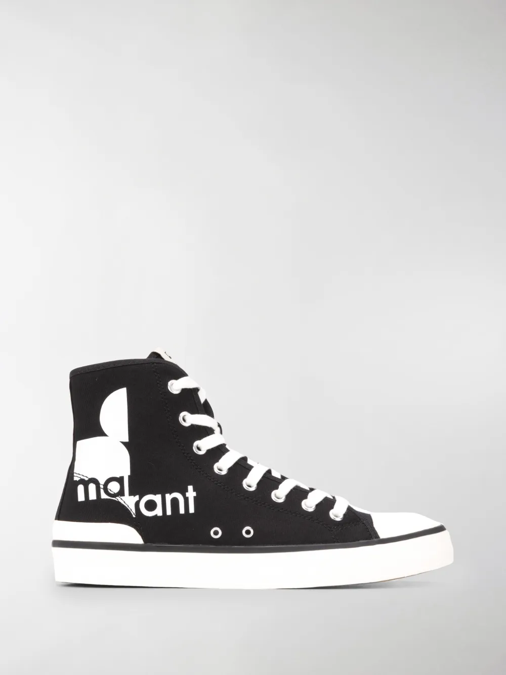 ISABEL MARANT LOGO HIGH-TOP SNEAKERS,BK006420P043S14890188