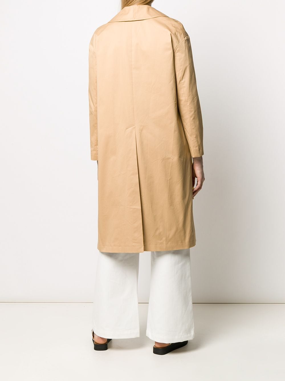 фото Semicouture пальто с длинными рукавами и поясом