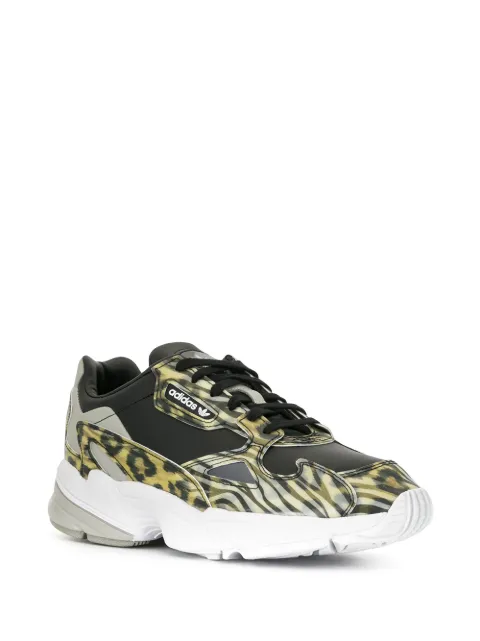 adidas falcon animal print sneaker