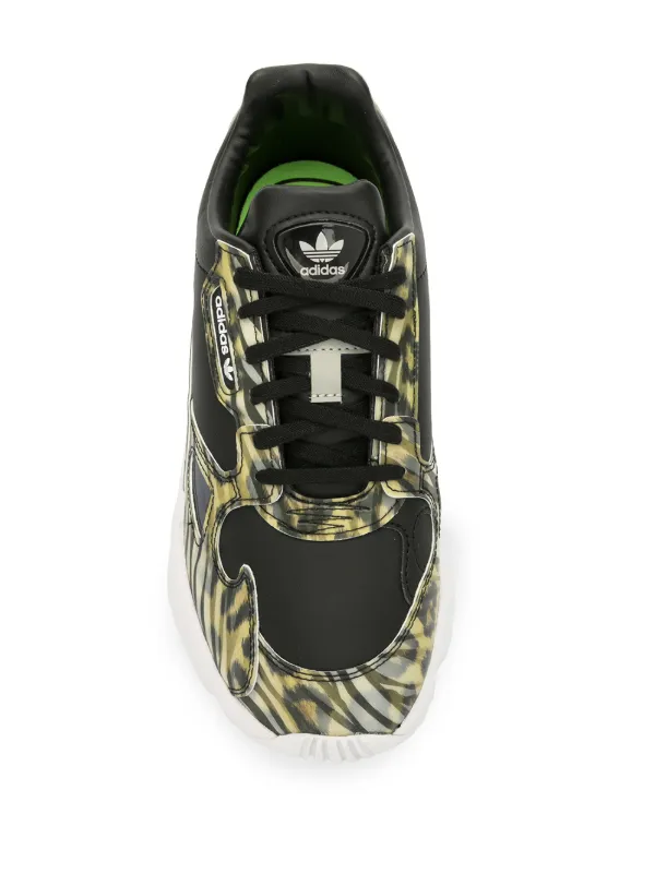 adidas falcon animal print sneaker