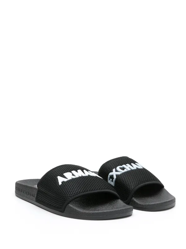 armani exchange slippers
